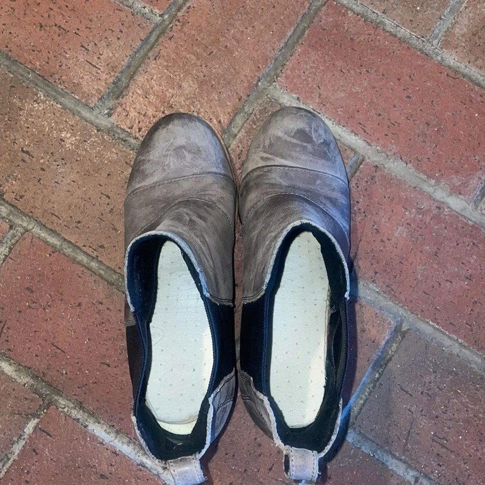Sorel Gray Lea Ankle‎ Wedge Boots 7.5